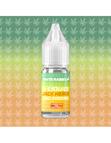WHITE RABBIT - E-Liquide CBD 10mL 2000 MG_Grossiste Tengrams