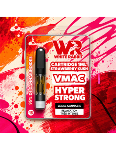 WHITE RABBIT - CARTOUCHE VMAC HYPER STRONG - STRAWBERRY KUSH_Cartouches VMAC hyperstrong