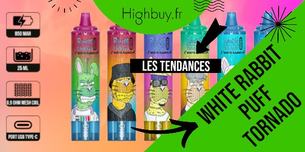 La collab White Rabbit avec les meilleures puffs du marché : RandM Tornado