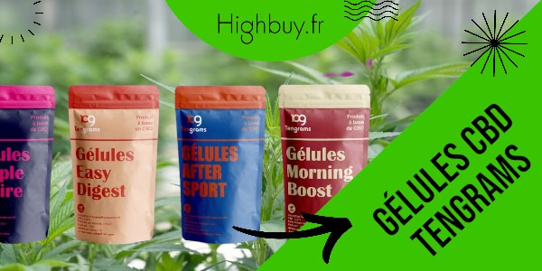 Notre gamme de gélules CBD Tengrams