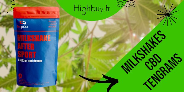 À découvrir : les milkshakes hyperprotéinés au CBD de Tengrams